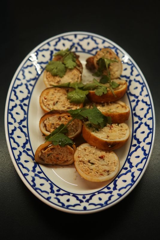 Фаршированный кальмар