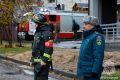 Отработка действий при возгорании на верхних этажах высотных зданий