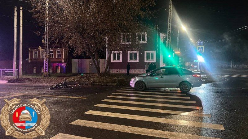 За выходные в Иванове зарегистрировано 3 ДТП с пешеходами и велосипедистами