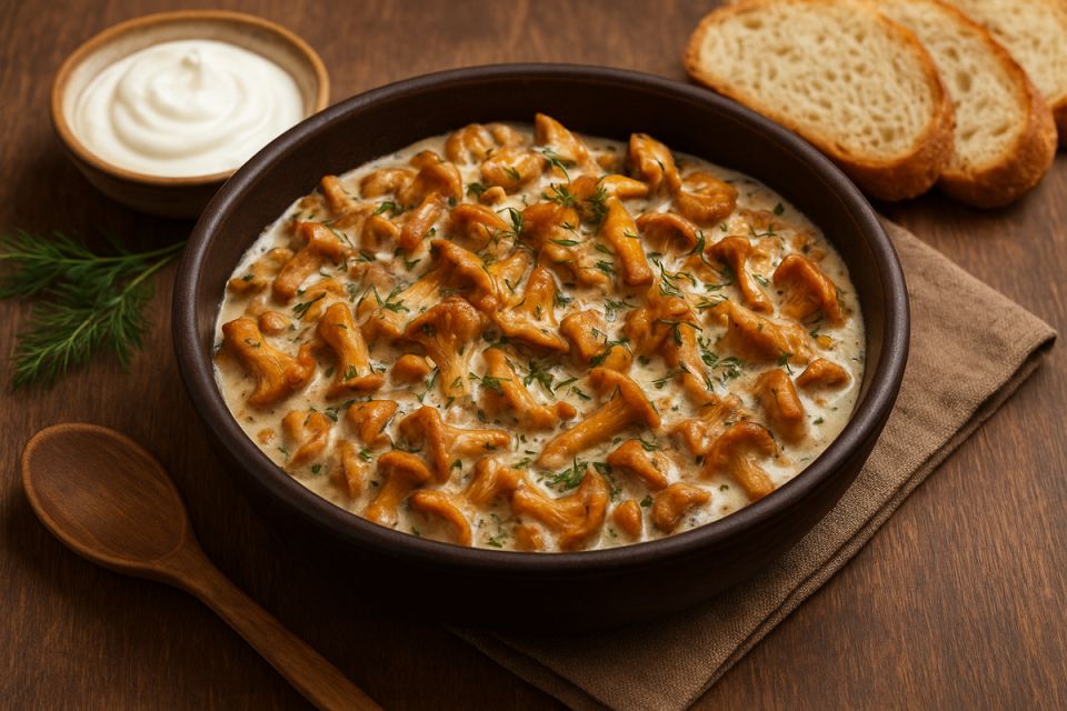 Лисички в сметане: кулинарное волшебство осени