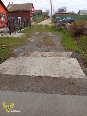 В Палехском районе после вмешательства прокуратуры восстановлена проезжая часть дороги для движения транспорта