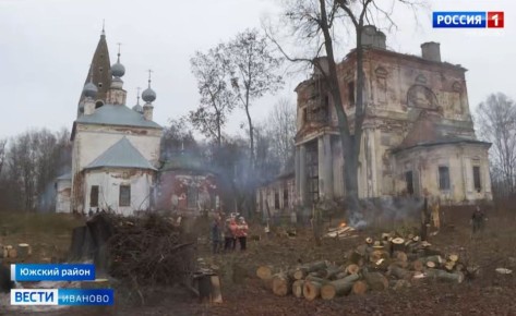 Храм 18-го века восстанавливают в селе Хотимль Ивановской области
