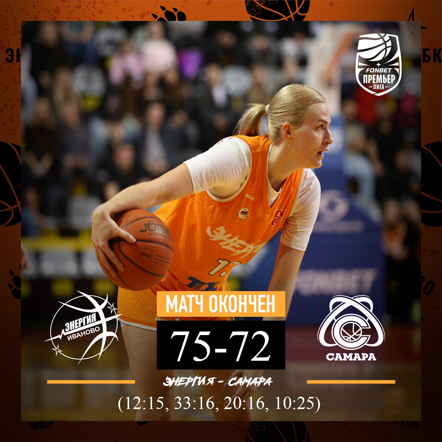 Баскетболистки ивановской «Энергии» одержали первую домашнюю победу в Премьер-лиге