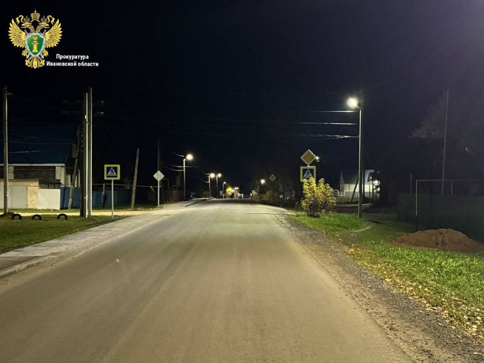 После вмешательства прокуратуры организовано уличное освещение на двух улицах в Савине