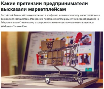 Российские предприниматели пошли против Wildberries