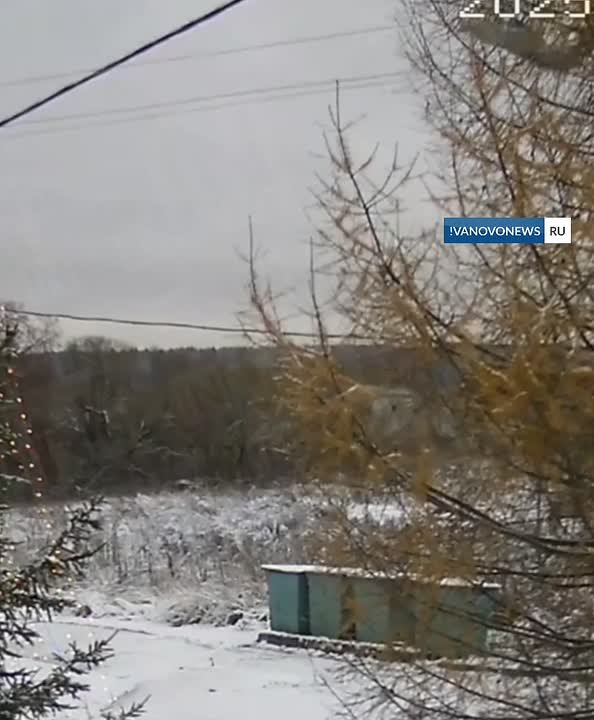 Видео крушения самолета Ан-22 в Ивановской области