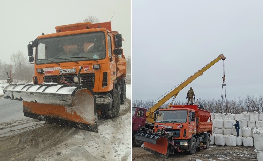 Спецтехника вышла на дороги Иванова