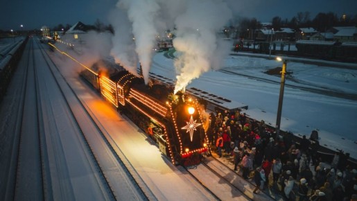 На фестивале «Русское Рождество» организуют благотворительную программу с путешествием на ретропоезде