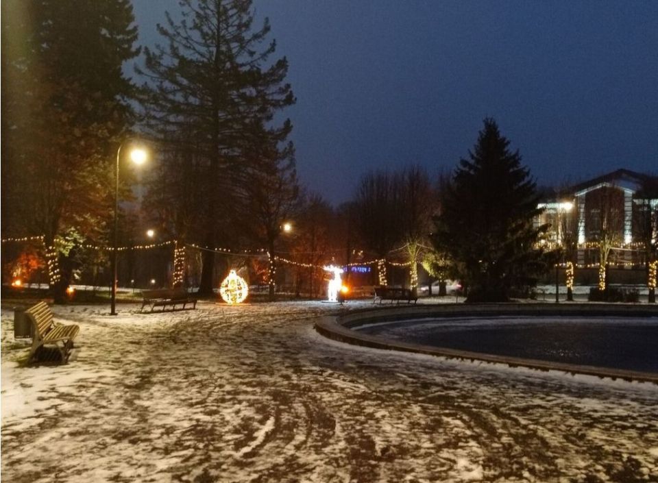 Палех Ивановской области украсили к Новому году