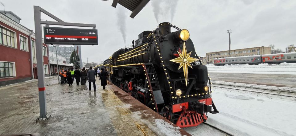 Первые рейсы ретропоезда отправляются из Иванова в Шую