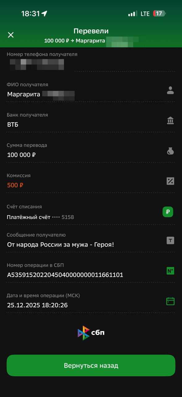 Второй пост об оказанной помощи семьям Героев России Второй пост об оказанной помощи семьям Героев России