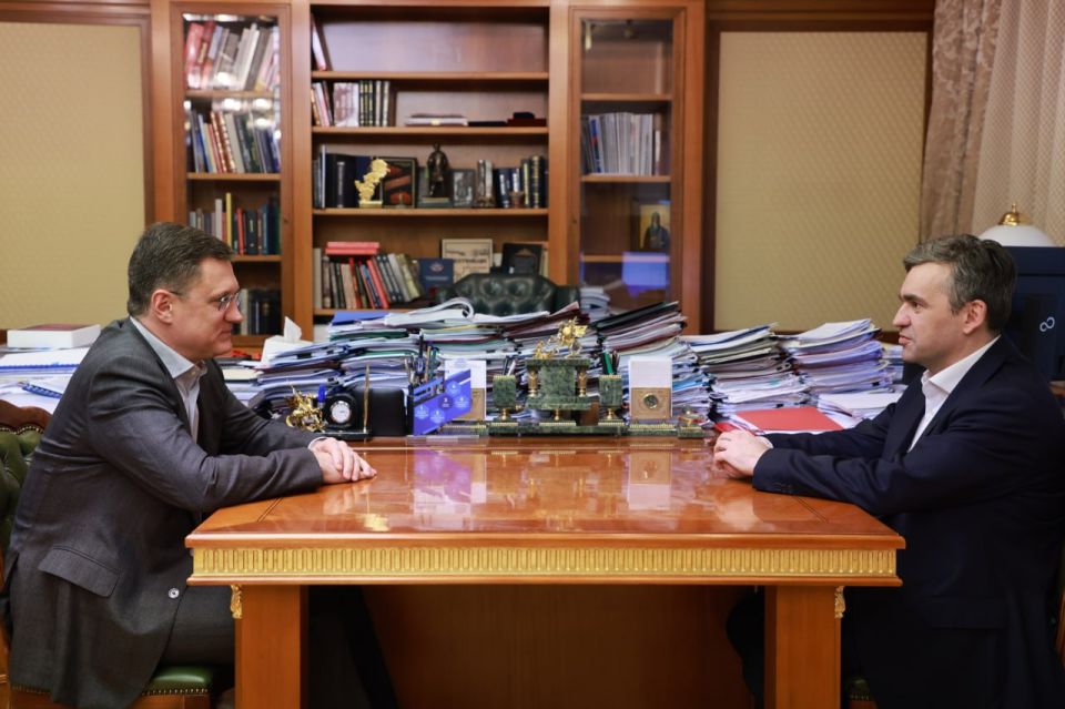 Александр Новак встретился с губернатором Ивановской области Станиславом Воскресенским