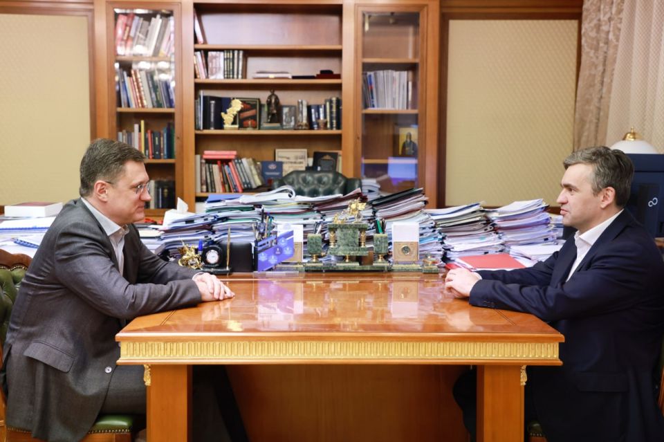 Вице-премьер Правительства РФ Александр Новак и губернатор Станислав Воскресенский обсудили актуальные вопросы развития Ивановской области