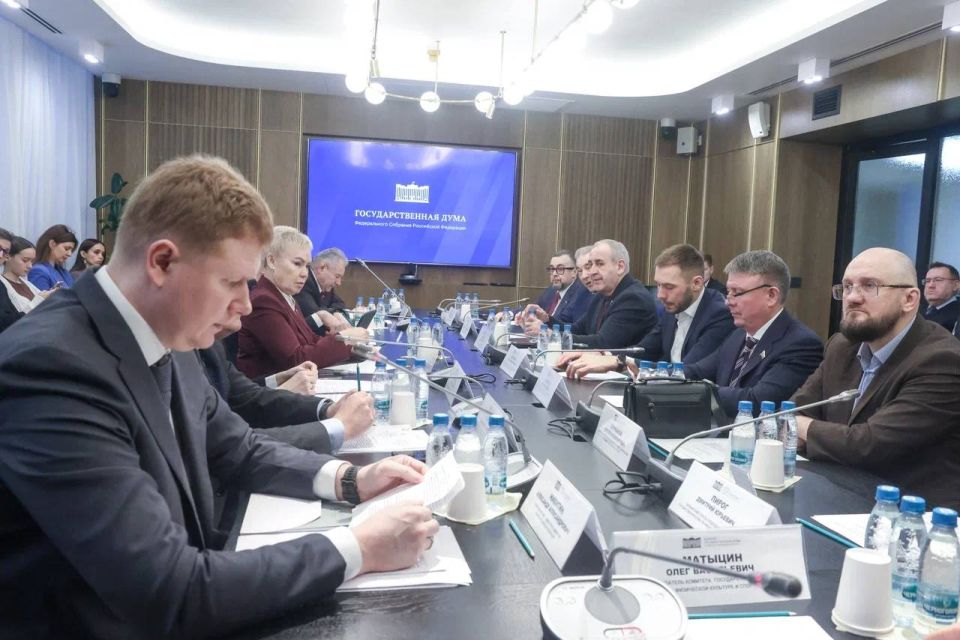 Заседание Комитета Государственной Думы по физической культуре и спорту