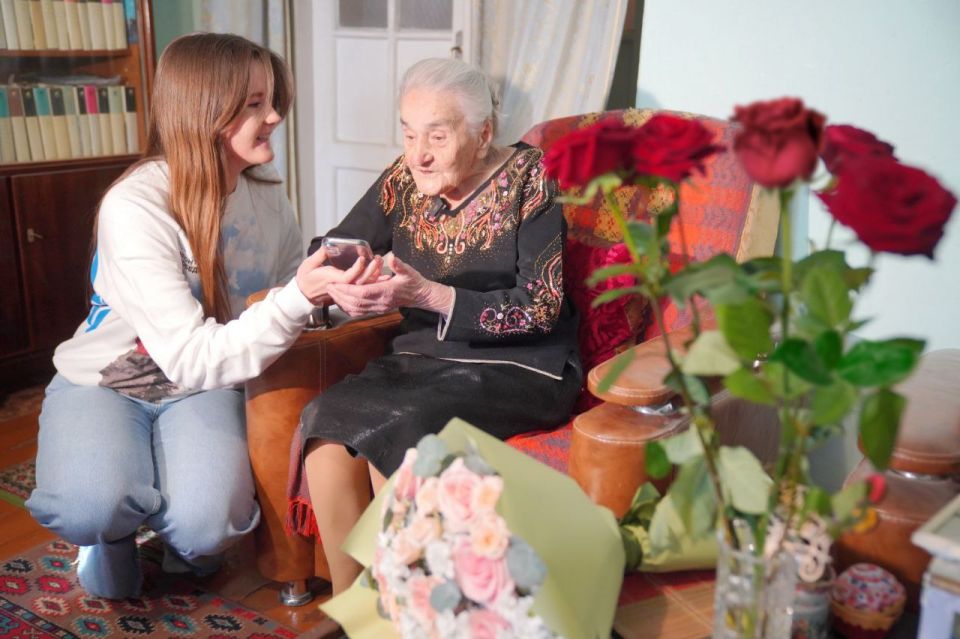 Ветеран Великой Отечественной войны, легендарная Надежда Николаевна Блохина отмечает 101-й день рождения