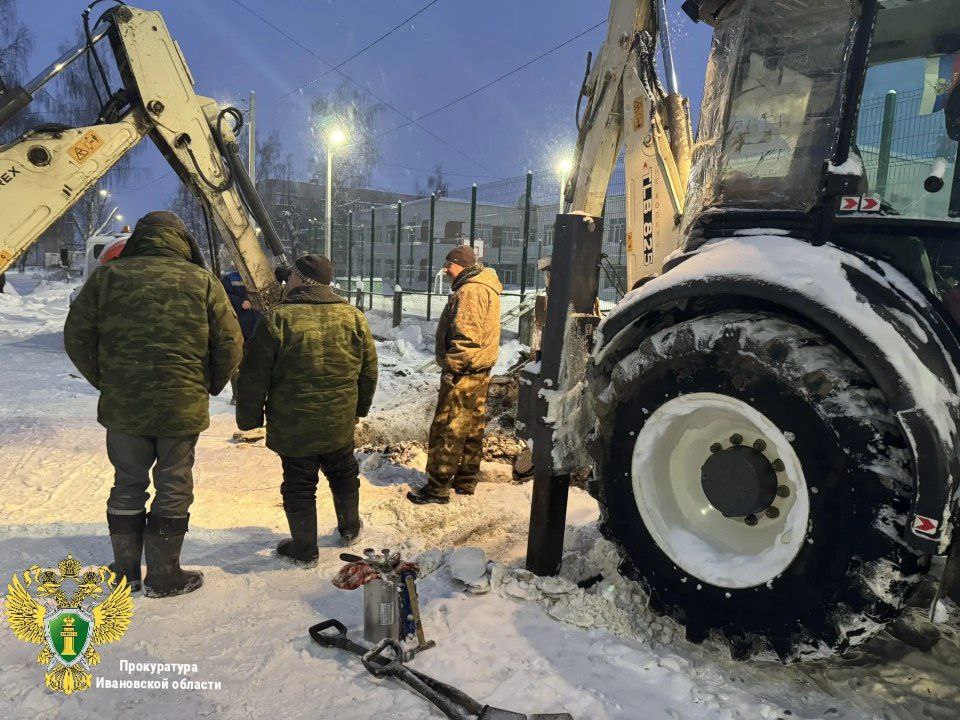 По поручению прокурора области Андрея Жугина прокуратура организовала проверку в связи с прекращением водоснабжения в ряде многоквартирных домов в Фурманове По поручению прокурора области Андрея Жугина прокуратура организовала проверку в связи с прекращением водоснабжения в ряде многоквартирных домов в Фурманове