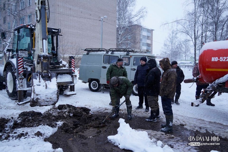 Более 3700 жителей Фурманова Ивановской области остались без воды