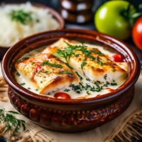 Шедевр на вашем столе: рыба в соусе из сметаны и помидоров
