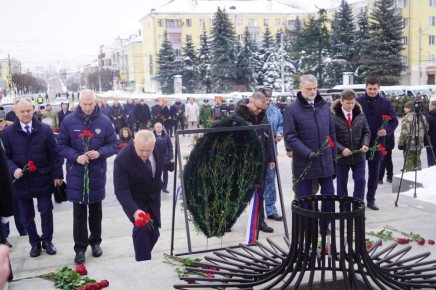 23 февраля вместе с Правительством Брянской области и Губернатором Александром Богомазом почтили память воинов!