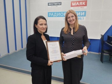Корреспондент «Радио России Иваново» удостоена Благодарности регионального Уполномоченного по правам ребенка