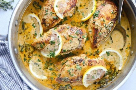 Нежная курочка в сливочном соусе: идеальный рецепт на каждый день