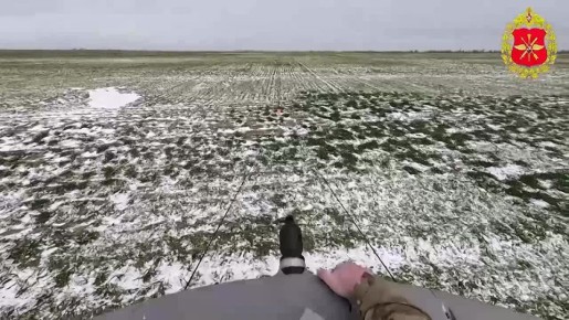 Минобороны России: Расчёт БПЛА «Supercam S350» Ивановских десантников обнаружил вражеский пункт управления БПЛА на правобережье Днепра в Херсонской области