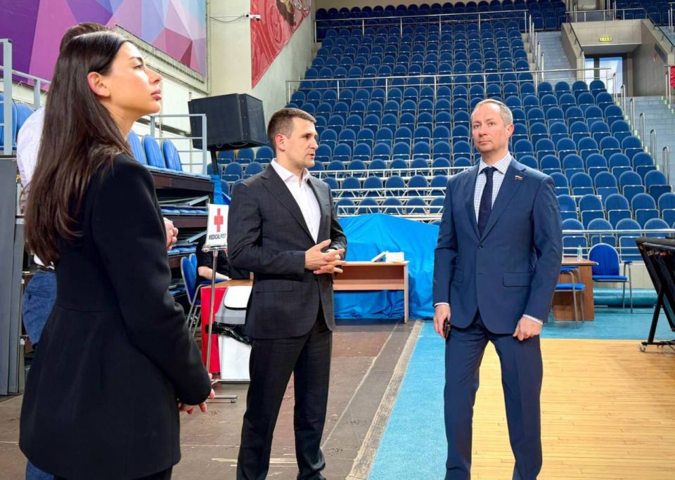 Роман Терюшков оценил обновление инфраструктуры Дворца спорта «Видное»