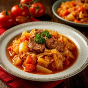 Тушеная капуста с мясом: Вкусная ностальгия по советской кухне