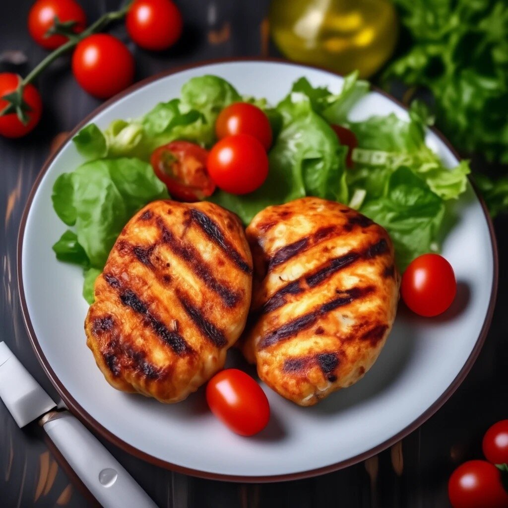 Сочные котлеты на гриле