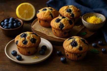 Летние кексы с ягодами: просто, быстро и невероятно вкусно