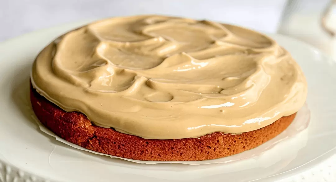 Низкокалорийный тыквенный пирог с кофейным кремом