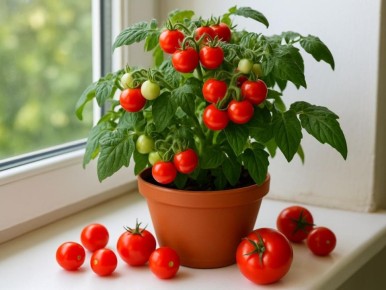 Преобразите подоконник в зелёный оазис с новыми сортами томатов