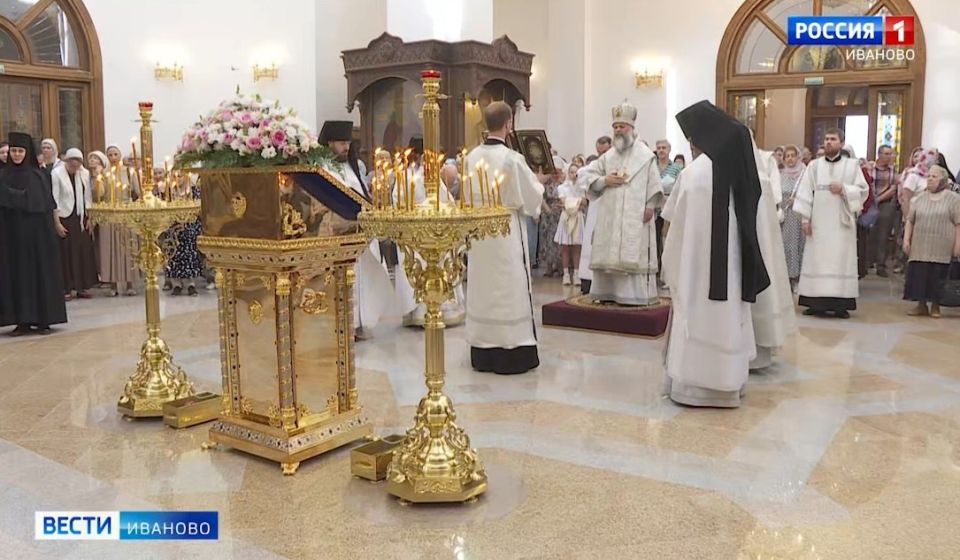Праздничное богослужение прошло накануне в новом Вознесенском храме Иванова