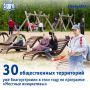 Первые 30 дворов и общественных территорий уже благоустроили в этом году по программе «Местные инициативы»
