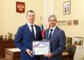 Михаил Дегтярёв: Провел встречу с президентом Федерации скалолазания России Дмитрием Бычковым