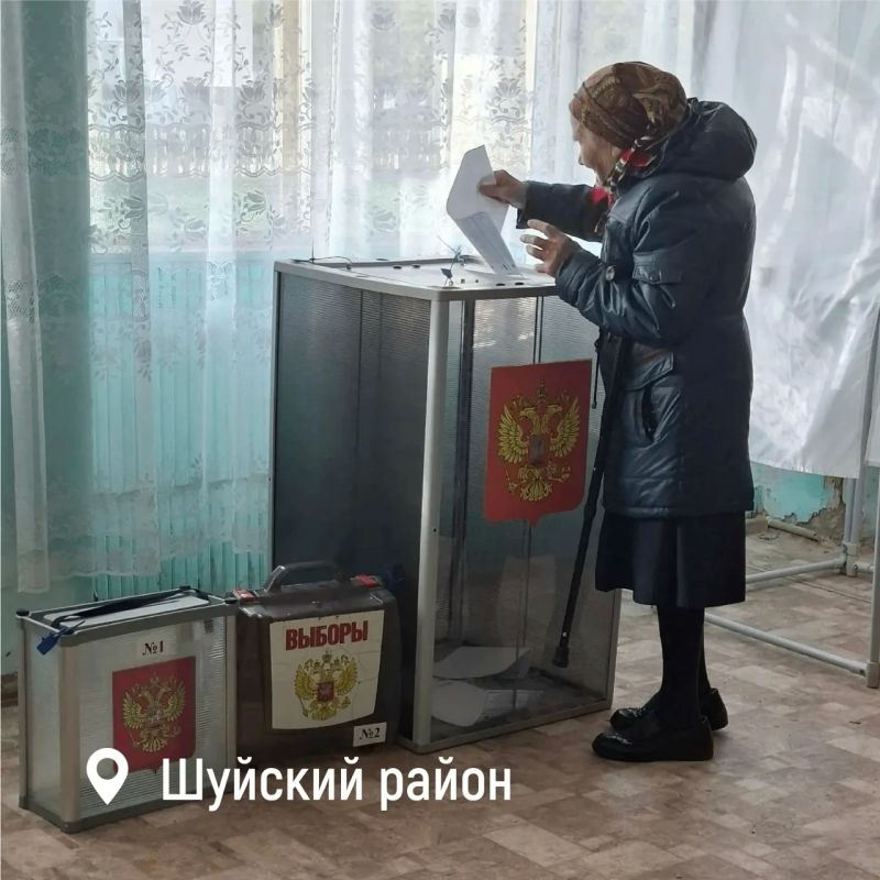 Голосует старшее поколение! Голосует старшее поколение!