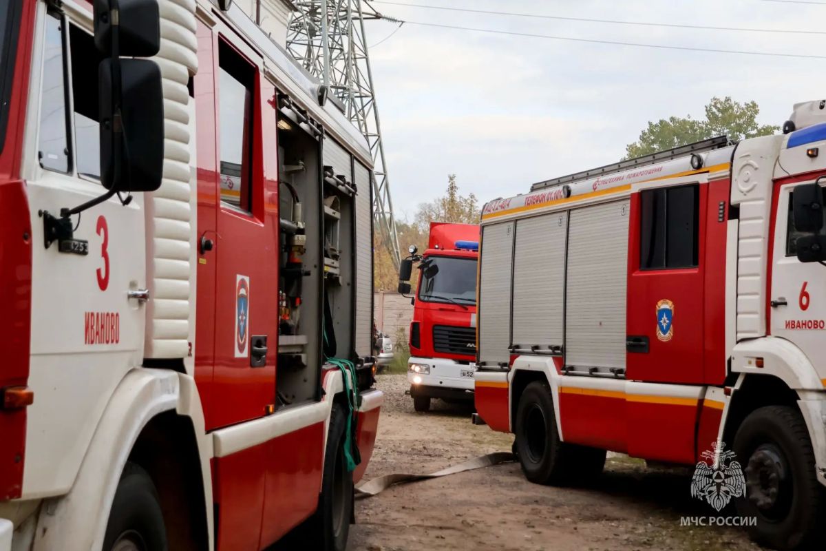 Пожар в Иванове оперативно ликвидирован Пожар в Иванове оперативно ликвидирован