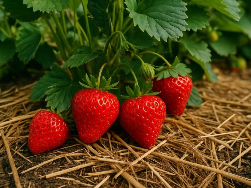 Спасение клубники: как защитить урожай от июньского зноя