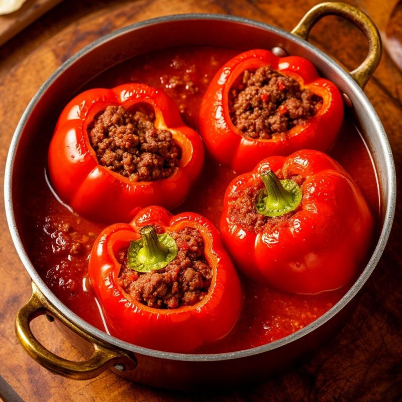 Возвращение любимого рецепта фаршированных перцев
